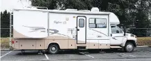  ??  ?? A Facebook photograph of a 2007 Bigfoot motorhome stolen in Bonnyville. The owner got it back — but it had been trashed.