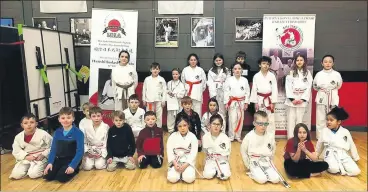  ?? ?? Our junior students pictured after their class last Thursday evening.