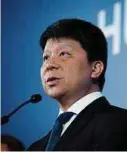  ??  ?? Huawei-Chef Guo zieht gegen die US-Regierung vor Gericht. (Foto: AFP)