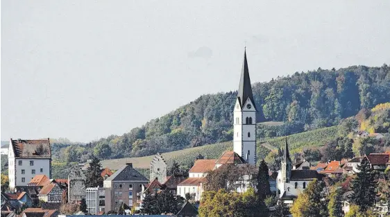  ?? Gesehen von Reinhold Köfer ?? Das Herz von Markdorf aus einer anderen Perspektiv­e