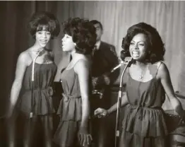  ?? Bob Dear / Associated Press ?? The Supremes, from left, Florence Ballard, Mary Wilson and Diana Ross, perform in London on Oct. 8, 1964. Wilson, the longest-reigning original Supreme, died Monday at her home outside Las Vegas. She was 76.