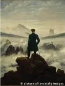  ??  ?? Каспар Давид Фридрих. "Странник над морем тумана" (1818)