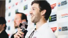  ?? Noah Berger / Special to The Chronicle ?? Monterrey, Mexico, native Daniel Suarez is in his first season racing in NASCAR’s top series and has four top-10 finishes.