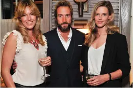  ??  ?? Adventurou­s: Marina and Ben Fogle with her sister, Olivia Hunt