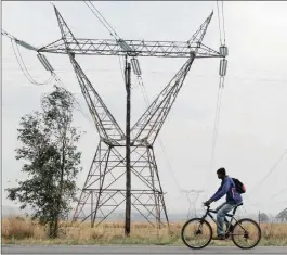  ?? PHOTO: BLOOMBERG ?? Eskom is constantly in the news for all the wrong reasons.