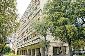  ??  ?? Die Unité d’Habitation in Marseille, einer von Le Corbusiers bekanntest­en Bauten.