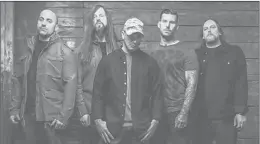  ?? DAVID E. JACKSON ?? Members of the heavy metal band All That Remains. The late Oliver Herbert is second from left.