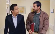  ??  ?? Ben Stiller and Adam Sandler in “The Meyerowitz Stories.” | NETFLIX