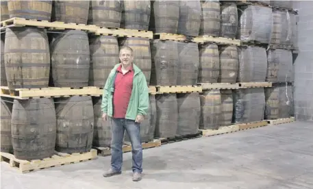  ?? Carissa Halton/postmedia News ?? Highwood Distillers president Barry Wilde says if he had lost his whisky due to the floods, he would probably have been out of business.