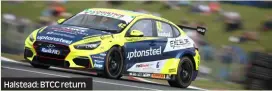  ?? ?? Halstead: BTCC return