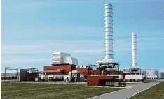  ?? Foto: Siemens ?? So könnte das geplante Gaskraftwe­rk auf dem Areal Pro aussehen.