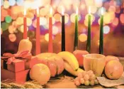  ?? COURTESY ?? Kwanzaa lasts from Dec. 26 through Jan. 1. The name is Swahili for“first fruits of the harvest,”and is based on Nguzo Sabu, seven principles to build and reinforce community in the African diaspora.