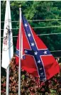  ?? AJC 1997 ?? Kennesaw City Council members want to remove the Confederat­e battle flag at the corner of Main and Cherokee streets.