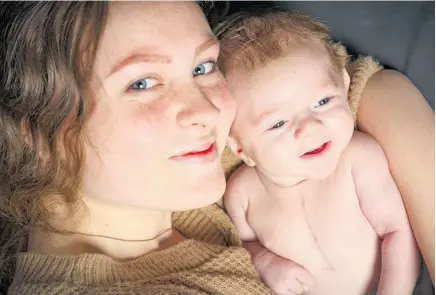  ?? Photo / Andrew Warner ?? Rotorua’s Alysha Ashby and her son Kylan Black who required open heart surgery eight days after he was born.