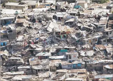  ?? – United Nations photo ?? Photo shows an earthquake stricken area of Haiti from 2010.