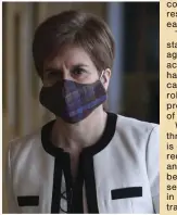  ??  ?? First MInister Nicola Sturgeon set out updated measures impacting on hospitalit­y, shopping, tourism and more