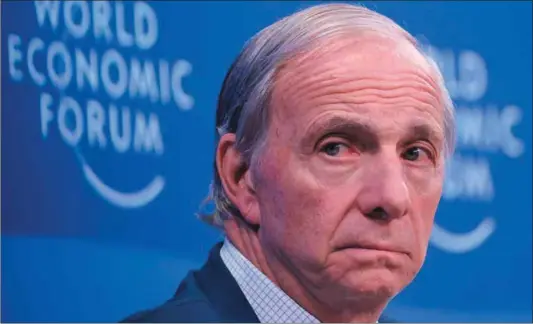  ?? Photo: Hollie Adams/getty Images ?? On the money: Rob Copeland does no fawning in his biography of Ray Dalio (above), billionair­e and founder of Bridgewate­r Associates, the world’s largest hedge fund.