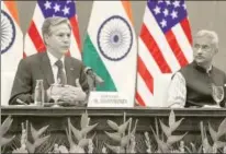  ??  ?? Blinken’s visit has underscore­d once again that the US is taking a strategic view of India and views New Delhi as a partner it can work with