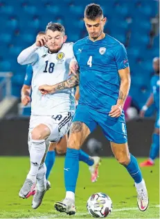  ??  ?? Scotland visit Israel on World Cup qualifying duty this evening