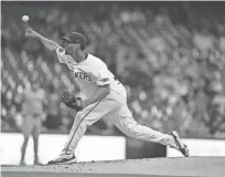  ?? STACY REVERE/GETTY IMAGES ?? Joe Ross gave up nine hits and six earned runs in 42⁄ 3 innings Monday night against the Padres at American Family Field.