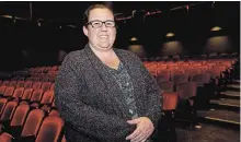  ?? JESSICA NYZNIK/EXAMINER ?? New GM Emily Martin in the Erica Cherney Theatre at Showplace.