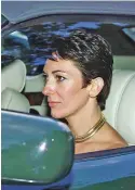  ?? ASSOCIATED PRESS FILE PHOTO ?? British socialite Ghislaine Maxwell, driven by Prince Andrew, leaves a wedding near Salisbury, England, in 2000.