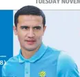  ??  ?? Tim Cahill ahead of the Socceroos’ World Cup playoff against Honduras