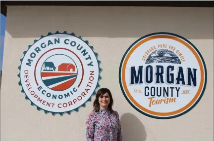  ?? DOUG LARKEY — SPECIAL TO THE TIMES ?? A photo of Morgan County Economic Developmen­t Corporatio­n Executive Director Kristin Clifford-Basil.