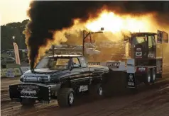  ??  ?? Pulling out of the sunset, Brad Ingram won Pro Stock Friday and finished in fifth place on Saturday.