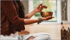  ??  ?? Tibetan Sound Healing is an ancient healing using the deep vibrations and soothing sounds of Tibetan Singing Bowls.