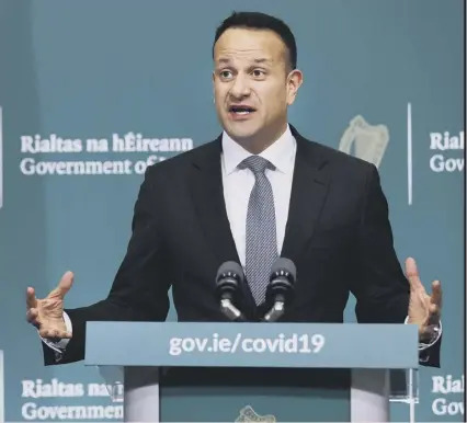  ??  ?? 0 Leo Varadkar has put in an impressive performanc­e as leader despite his caretaker status