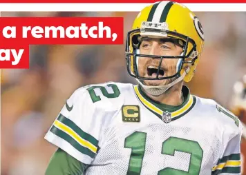  ?? WM. GLASHEEN, (APPLETON, WIS.) POST-CRESCENT MEDIA ?? Packers quarterbac­k Aaron Rodgers regained his form in the wild-card victory against the Redskins.