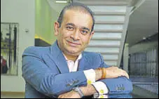  ?? MINT/FILE ?? A file photo of Nirav Modi. PNB’S total exposure to the fraud entities stands at ₹14,356 crore