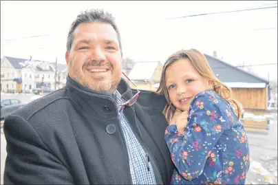  ?? DAVE STEWART/THE GUARDIAN ?? Shawn MacKenzie is thrilled that his six-year-old daughter, Tory, will be going to diabetes camp in Prince Edward Island this summer, thanks to the efforts of parents, former staff and former campers at Camp Red Fox. Diabetes Canada announced in...