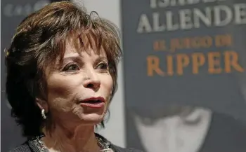  ?? SERGIO BARRENECHE­A / DPA ?? Die chilenisch­e Schriftste­llerin Isabel Allende, 81 Jahre alt, hat nach „Das Spiel des Rippers“im Jahr 2022 ein weiteres Buch vorgelegt.