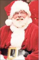  ?? Contribute­d photo / David Sizemore ?? A photo of Santa Claus, provided by David Sizemore who has booked Santa appearance­s for the North Pole Express excursion offered by Essex Steam Train & Riverboat, and via virtual, one-on-one meetings in the 2021 holiday season.