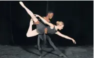  ??  ?? FLUID MOVEMENT: Sarah Hagedorn-Hansen and Luhle Jakavula are ballet championsh­ip contenders at this year’s Port Elizabeth Dance Festival