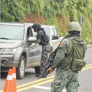  ?? HAMILTON LÓPEZ / EXPRESO ?? Seguridad. Luego del secuestro y asesinato del equipo de El Comercio la seguridad se reforzó en San Lorenzo.