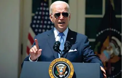  ?? ?? REAPARECE.
El presidente de EU, Joe Biden, ayer, tras dar negativo al coronaviru­s.