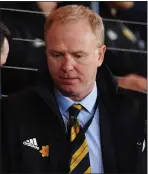  ??  ?? Scotland manager Alex McLeish