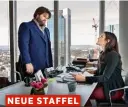  ??  ?? NEUE STAFFEL
IN DER ZDF-KRIMIREIHE „Ein Fall für zwei“(vier neue Folgen ab 29. 11.) spielt Bettina Zimmermann neben Antoine Monot, Jr.