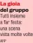  ?? AFP ?? La gioia
Tutti insieme a far festa: una scena vista molte volte