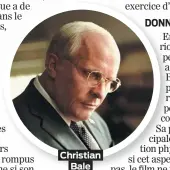  ??  ?? Christian Bale