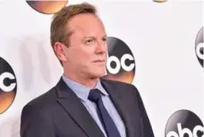  ?? MIKE WINDLE/GETTY IMAGES ?? Kiefer Sutherland says he was inspired by former U.S. presidents Gerald Ford and Franklin Roosevelt for his new role in Designated Survivor.