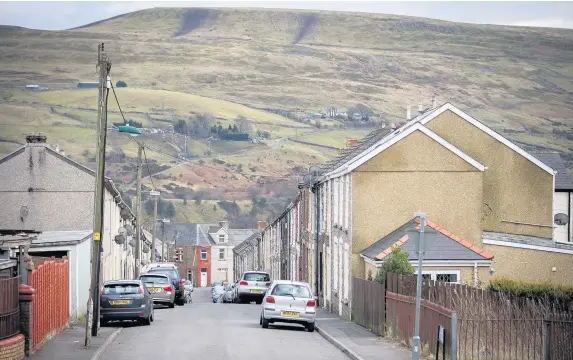  ?? Matt Cardy ?? > Ebbw Vale in Blaenau Gwent is the poorest region in northern Europe and, as a former industrial heartland, has a hidden psychologi­cal heritage