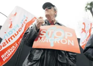 ?? REUTERS ?? Sindikati najavili da će štrajk trajati dok Macron ne odustane od reforme