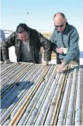  ??  ?? World-renowned geologist, Buddy Doyle, left, heads up Artic Star’s diamond exploratio­n program.