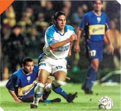  ?? FOTO: MEXSPORT ?? Francisco Palencia fue una pesadilla para los Xeneises en la final de la Libertador­es 2001. /