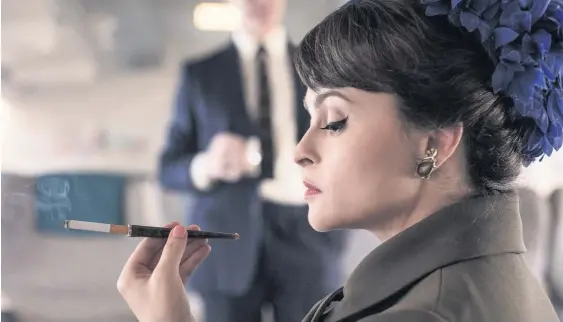  ??  ?? Helena Bonham Carter as Princess Margaret in the Netflix series The Crown – the royal apparently told her she smoked ‘in a very particular way’