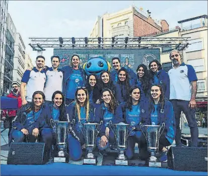  ?? FOTO: CN SABADELL ?? El Sabadell inicia hoy el asalto a la ‘Final Four’ de la Euroliga que organiza en Can Llong